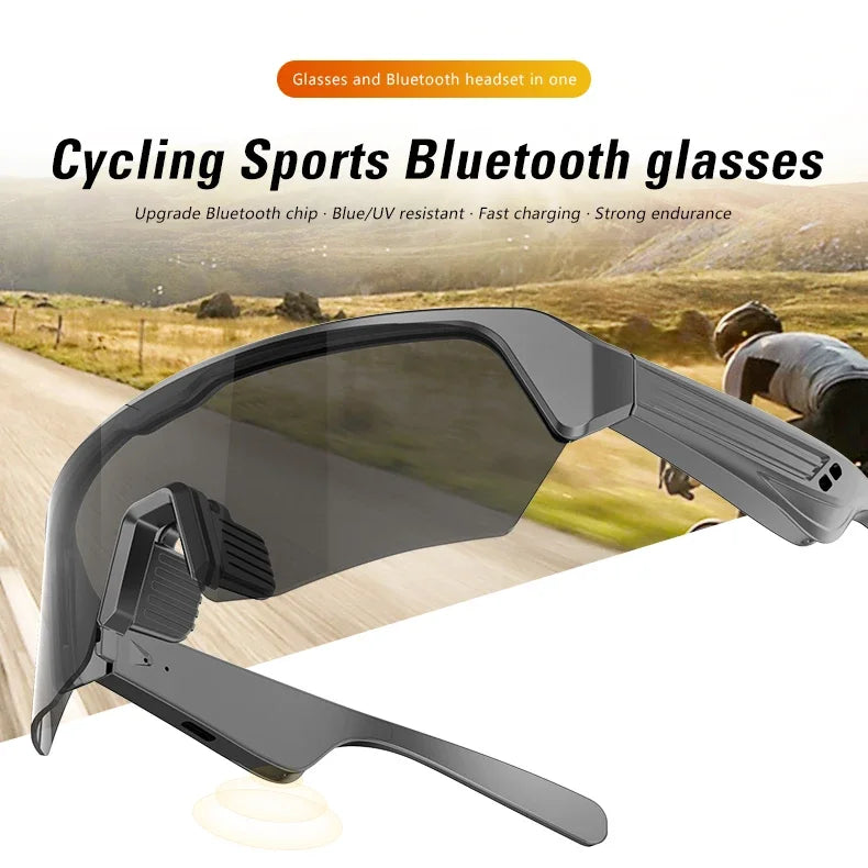 YJ006 Cycling bluetooth smart glasses technology audio call remote headset sunglasses sports driving music earbuds headphones