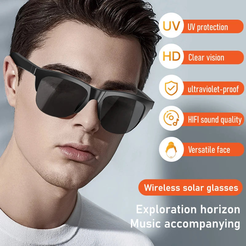 Xiaomi MIJIA Smart Sunglasses Glasses Bluetooth Call Outdoor Sports Headphones HIFI Blue Light Waterproof Anti-UV For Men Women