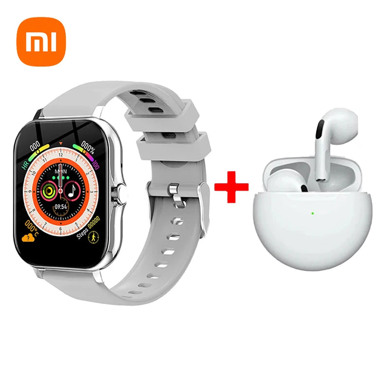 Xiaomi Smart Watch Bluetooth Call Sports Fitness Touchable Screen Monitoring Heart Rate Men Women Multifunctional Smart Watch